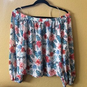Floral Off Shoulder Top